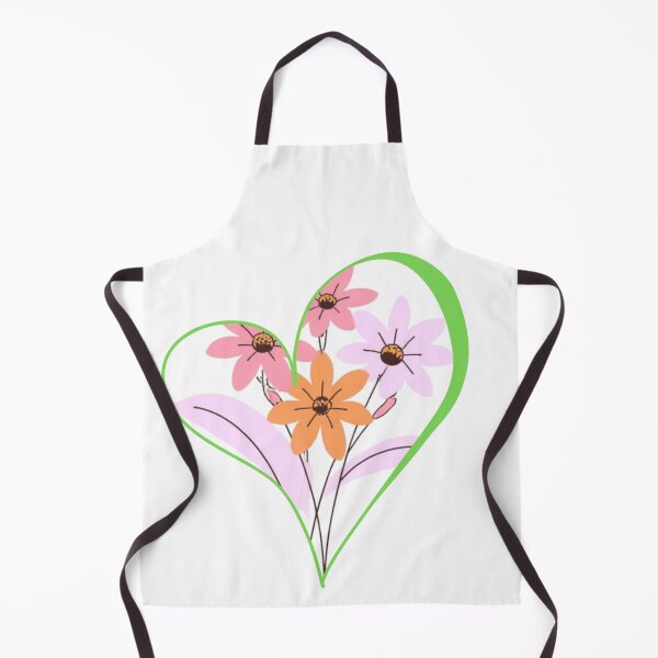 Item preview, Heart with flowers designed and sold by PeterPunkt.