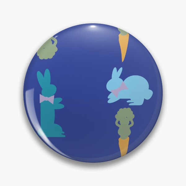 Item preview, Blue & Teal Dapper Bunnies with Carrots Stripes designed and sold by Digitalmyth's Designs.