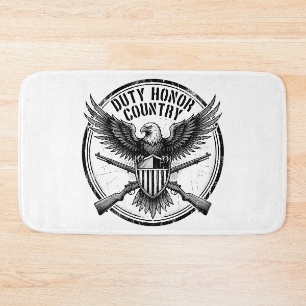 Item preview, Distressed Duty Honor Country Military Eagle Emblem for Patriots designed and sold by chattsuede.
