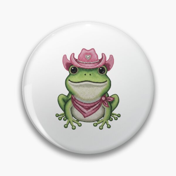 Item preview, Cowgirl Frog Rhinestone Design | Pink Cowboy Hat Cute Frog Western Aesthetic Graphic designed and sold by MS Pod Studio.