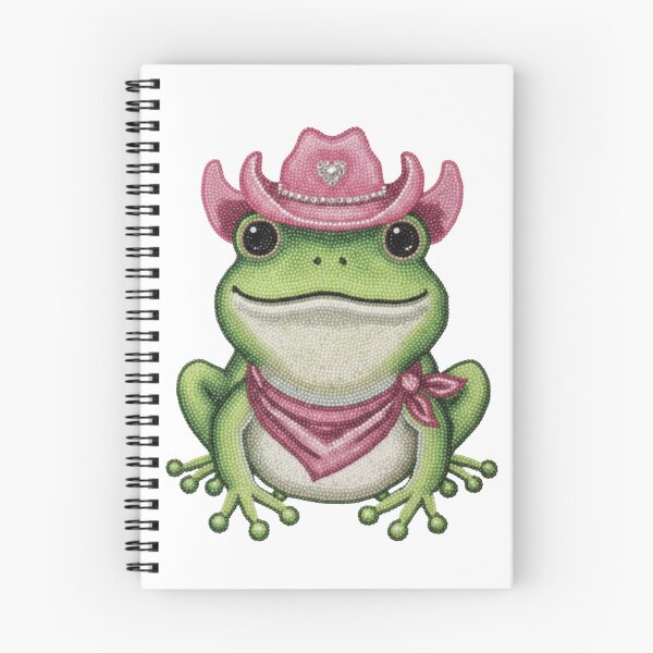 Item preview, Cowgirl Frog Rhinestone Design | Pink Cowboy Hat Cute Frog Western Aesthetic Graphic designed and sold by MS Pod Studio.