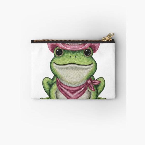 Item preview, Cowgirl Frog Rhinestone Design | Pink Cowboy Hat Cute Frog Western Aesthetic Graphic designed and sold by MS Pod Studio.