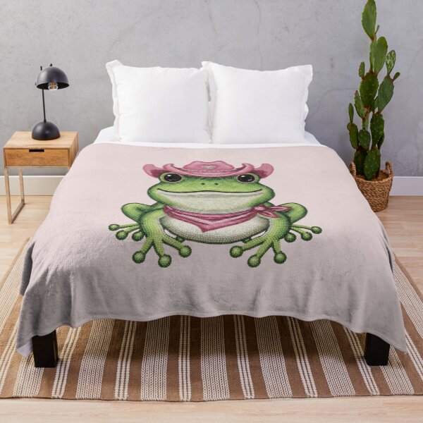 Item preview, Cowgirl Frog Rhinestone Design | Pink Cowboy Hat Cute Frog Western Aesthetic Graphic designed and sold by MS Pod Studio.
