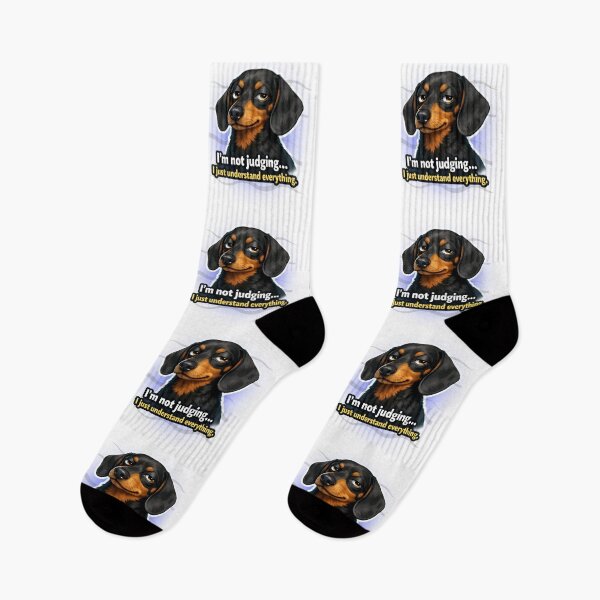 Item preview, Dachshund Mind Signal Design – “I’m Not Judging I Just Understand Everything” Sarcastic Dog Quote designed and sold by ArtivaNest.