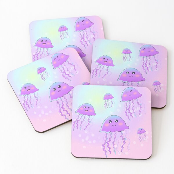 Item preview, Dreamy Pastel Jellyfish - Cosmic Ocean Glow designed and sold by Pastelprints13.