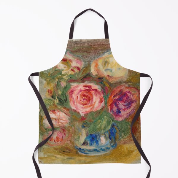 Item preview, Vase De Roses by Pierre-Auguste Renoir: Romantic Impressionist Floral Poster designed and sold by artofuniverse.