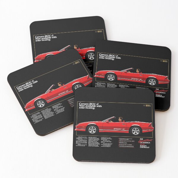 Item preview, 1988-1989 Camaro IROC-Z Convertible – Retro 80s Muscle Car Poster Art designed and sold by Stinky Lincy's Apparel Company.