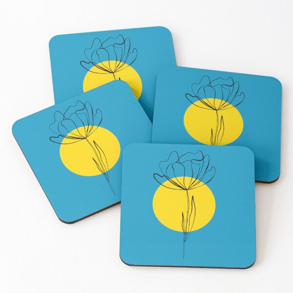 Item preview, Single-line flower and circle  designed and sold by elife.ds.