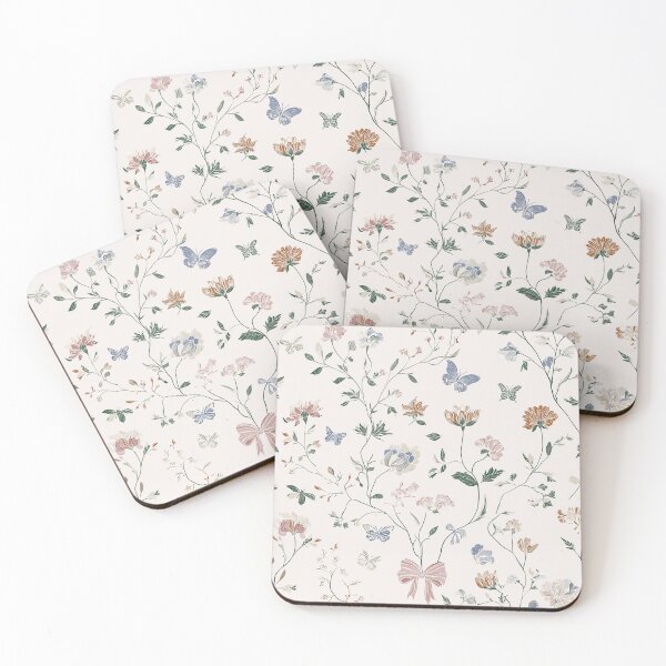 Item preview, Soft Pastel Vintage Floral Whimsical Pattern designed and sold by OliaCreate.