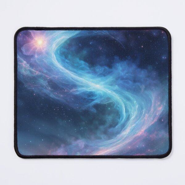Item preview, Blue Pink Flowing Sky Swirl designed and sold by Harmonic_Layers.