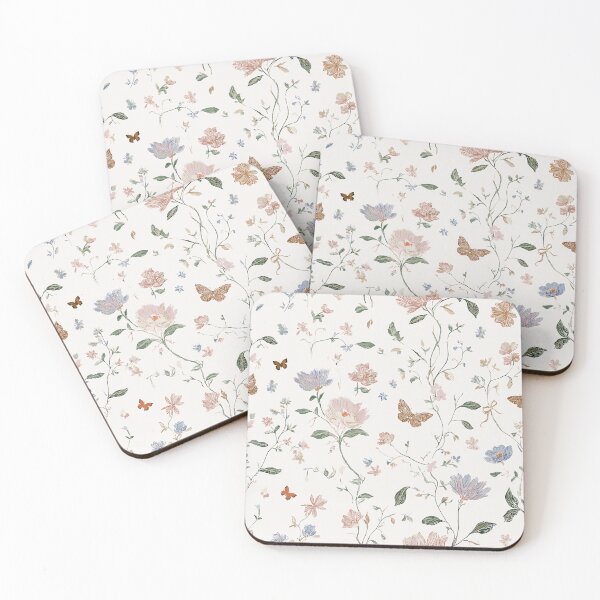 Item preview, Soft Pastel Vintage Floral Whimsical Pattern designed and sold by OliaCreate.