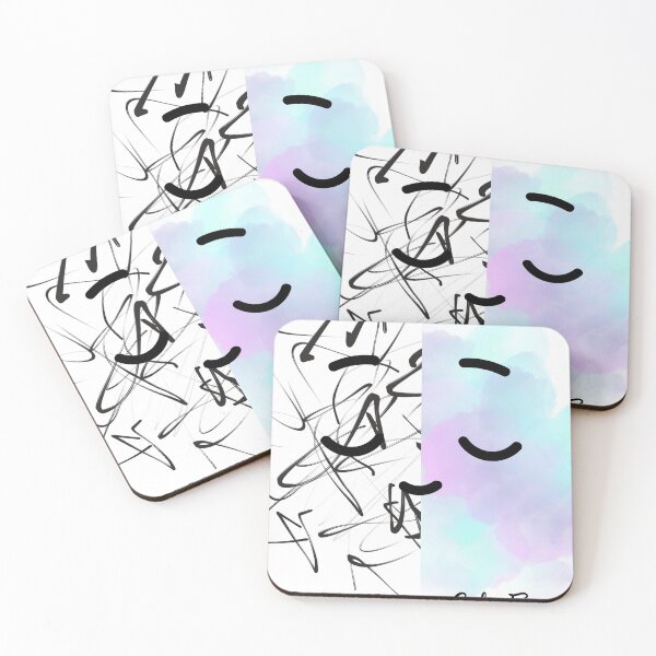 Item preview, Calm Face Chaos Mind - Aesthetic Overthinking Anxiety Design designed and sold by khaoulaassila.