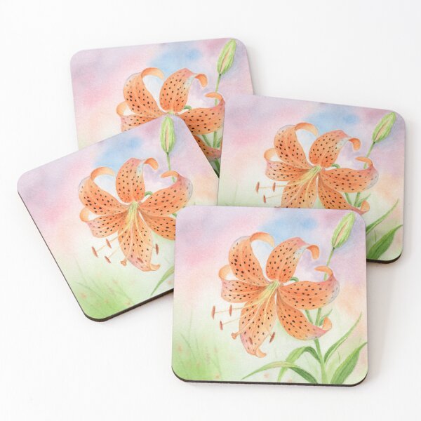 Item preview, Vibrant Orange Tiger Lily designed and sold by dpesheva-art.