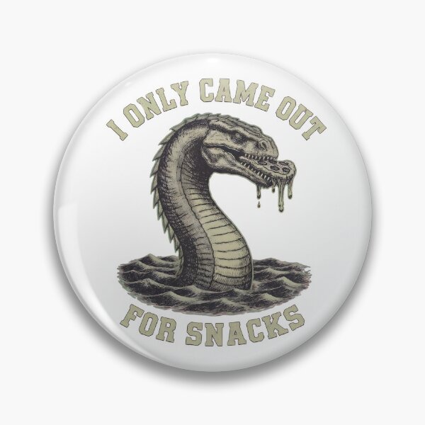 Item preview, Funny Loch Ness Monster Pizza Vintage Engraving Cryptid Art Tee designed and sold by Mythic Ink Studio.