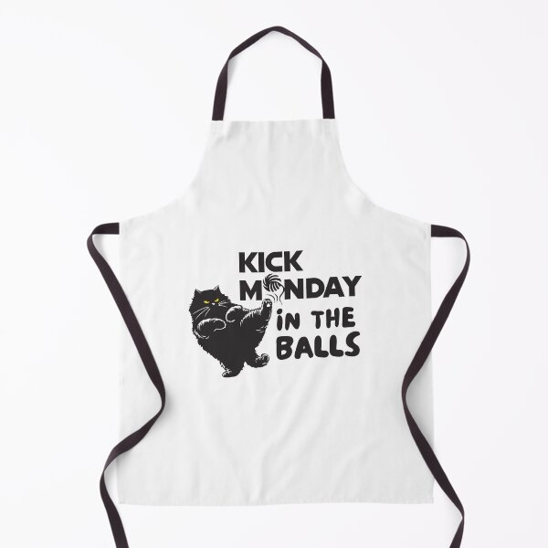 Item preview, Kick Monday in the balls designed and sold by cartoonfighter.