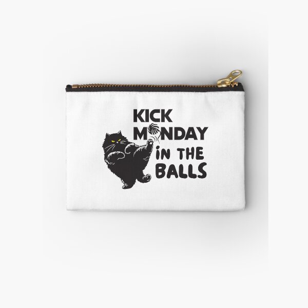 Item preview, Kick Monday in the balls designed and sold by cartoonfighter.
