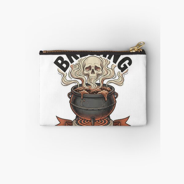 Item preview, Brewing Panic Funny Cauldron Coffee WFH Burnout Comic Art Tee designed and sold by Mythic Ink Studio.