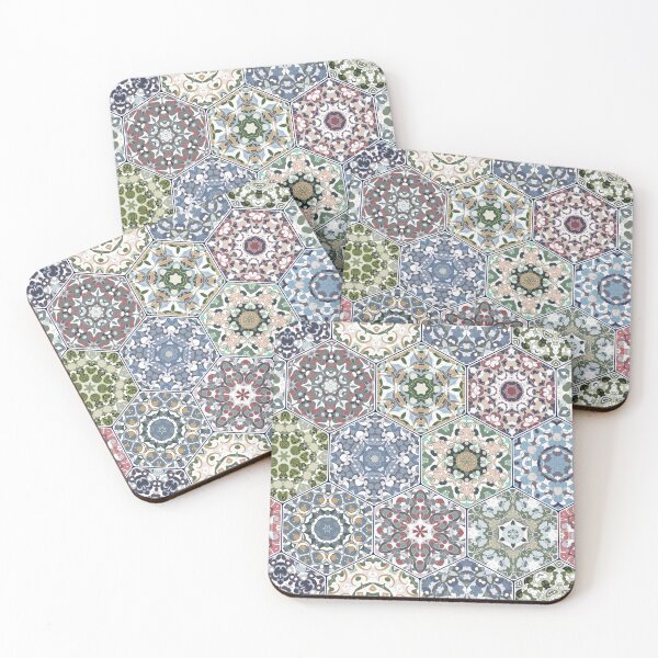 Item preview, Hexagonal Oriental and ethnic motifs in patterns. designed and sold by IrinaGuArt.
