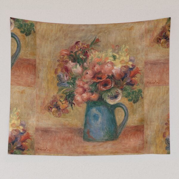 Item preview, Vase of Flowers Vase De Fleurs by Pierre-Auguste Renoir: Impressionist Floral Poster designed and sold by artofuniverse.