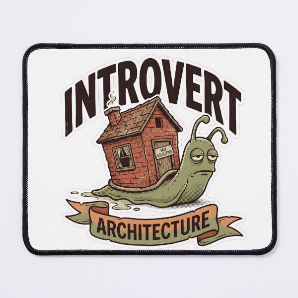 Item preview, Introvert Architecture Snail No Soliciting 70s Comix Burnout Shirt designed and sold by Mythic Ink Studio.