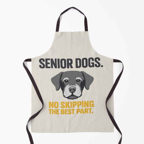 Item preview, Senior Dogs No Skipping the Best Part Rescue Dog Shirt designed and sold by POD DYNASTY.