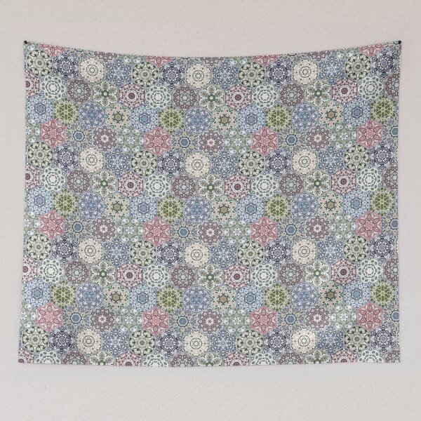 Item preview, Hexagonal Oriental and ethnic motifs in patterns. designed and sold by IrinaGuArt.