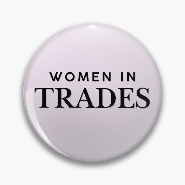 Item preview, Woman in Trades Minimal Shirt Women in Construction Blue Collar Pride Design designed and sold by omwvisual.
