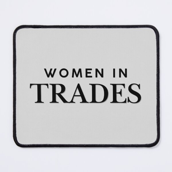 Item preview, Woman in Trades Minimal Shirt Women in Construction Blue Collar Pride Design designed and sold by omwvisual.
