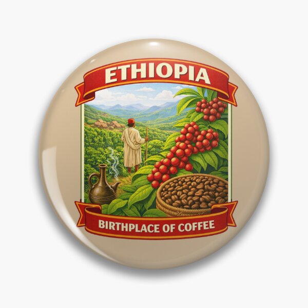 Item preview, Ethiopia - Birthplace of Coffee designed and sold by Myra365Art.