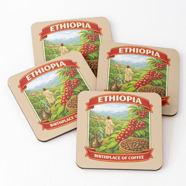Item preview, Ethiopia - Birthplace of Coffee designed and sold by Myra365Art.