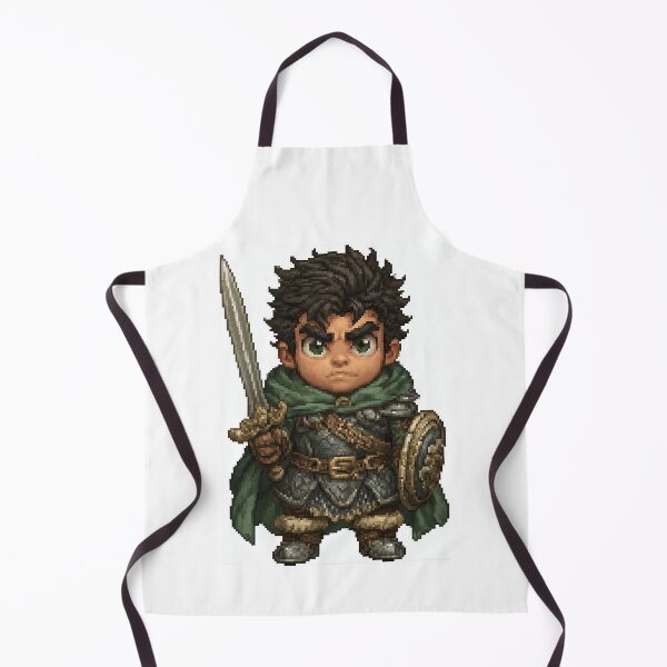 Item preview, Classic RPG Warrior Pixel Art Character designed and sold by Piotrek0001.