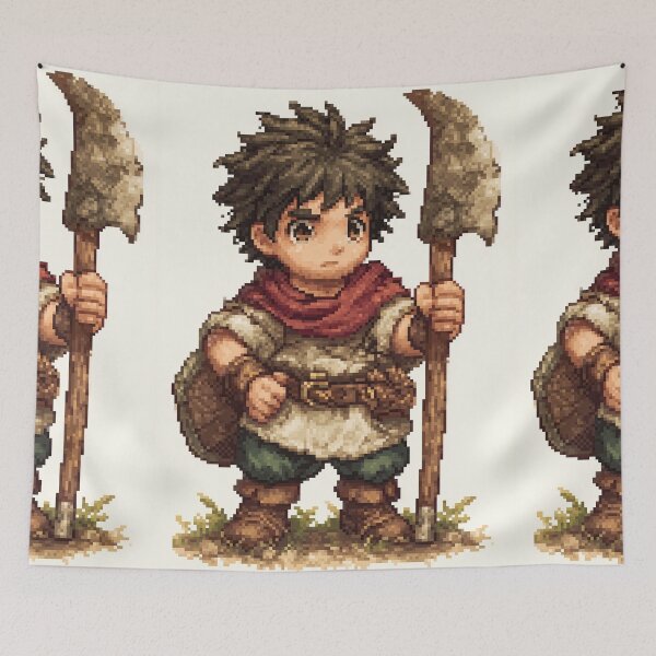 Item preview, Fantasy Farmer Villager Pixel Art designed and sold by Piotrek0001.