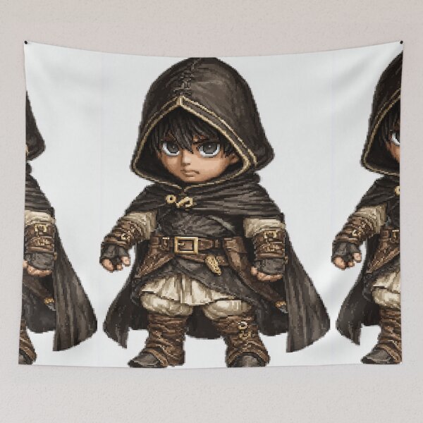 Item preview, Shadow Rogue Thief Pixel Art Character designed and sold by Piotrek0001.