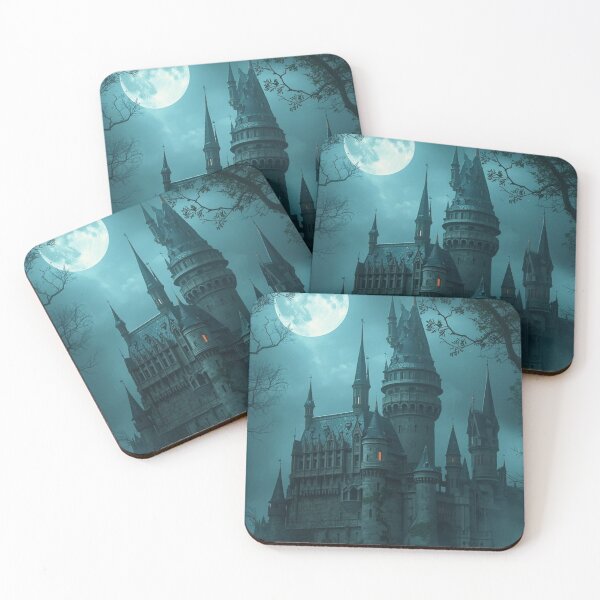 Item preview, Dark Castle in the Moonlight - Gothic Fantasy Art designed and sold by SimpleTeeLab.