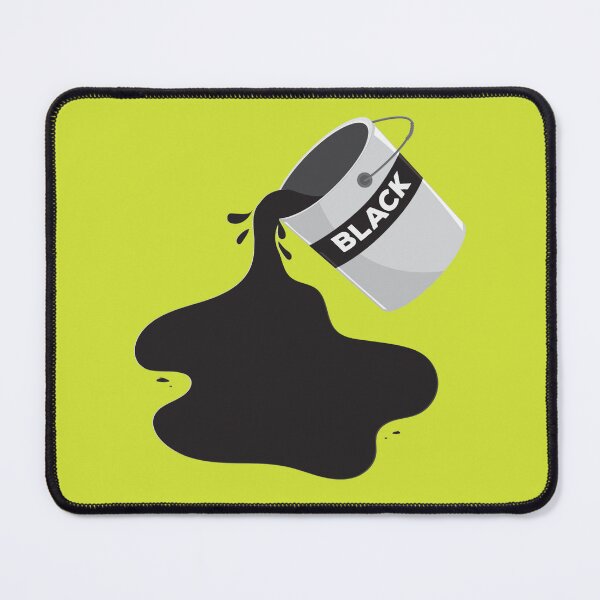 Item preview, Modern Black Paint Bucket Spill - Artist & Creative Aesthetic designed and sold by SolutionsArt.