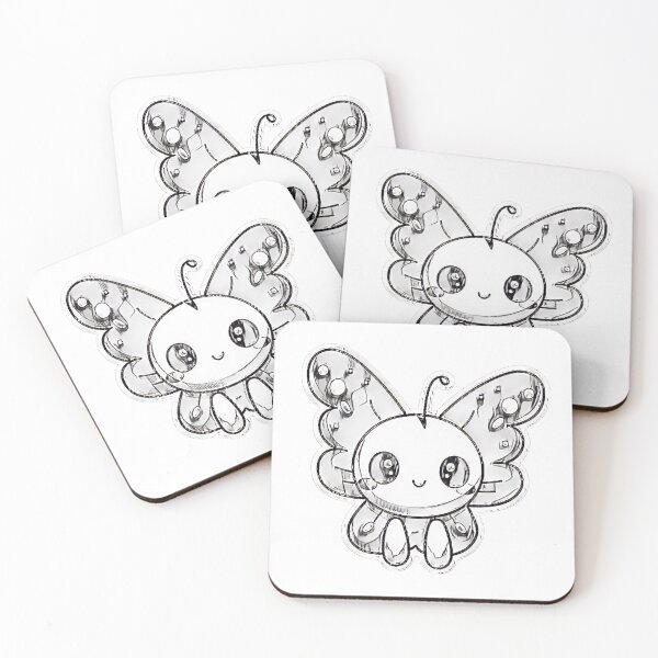Item preview, Cute Butterfly Sketch – Hand Drawn Grunge Aesthetic Design designed and sold by lunadesignsmoon.