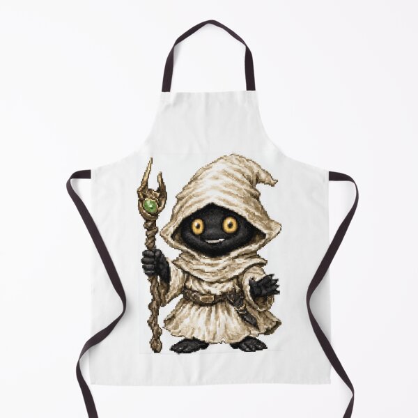 Item preview, White Cloaked Mage Pixel Art designed and sold by Piotrek0001.