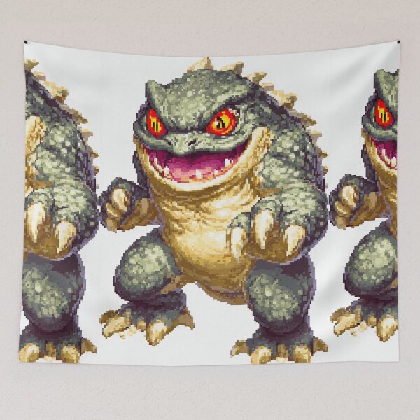 Item preview, Swamp Lizard Monster Pixel Art designed and sold by Piotrek0001.