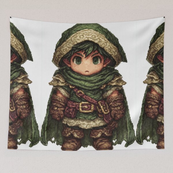 Item preview, Forest Ranger Pixel Art Character designed and sold by Piotrek0001.