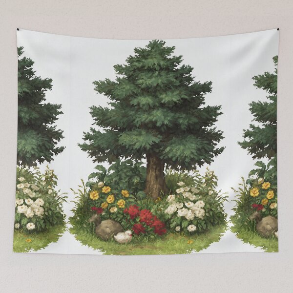 Item preview, Classic Pine Tree Pixel Art designed and sold by Piotrek0001.