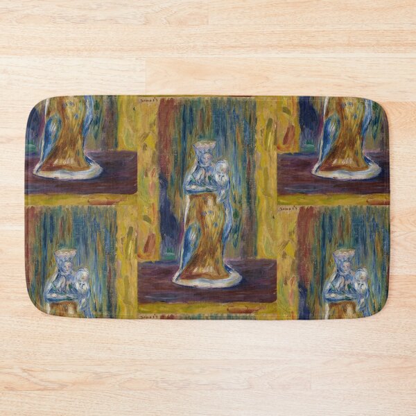 Item preview, Vierge Et Enfant Dapres Une Faience by Pierre-Auguste Renoir: Abstract Mother and Child Poster designed and sold by artofuniverse.