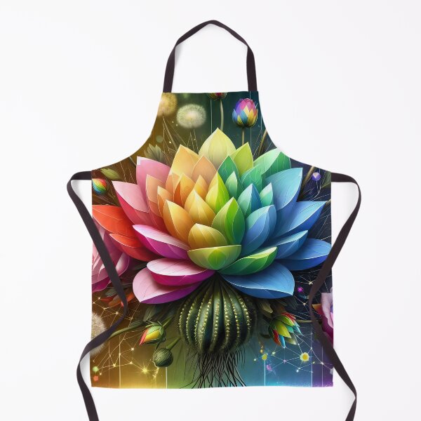 Item preview, Autism Awareness Radiant Rainbow Floral Art designed and sold by AI-Only Creations.