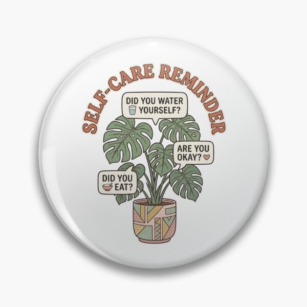 Item preview, Self Care Reminder Monstera Plant designed and sold by JVDesignsShop.
