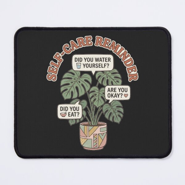Item preview, Self Care Reminder Monstera Plant designed and sold by JVDesignsShop.