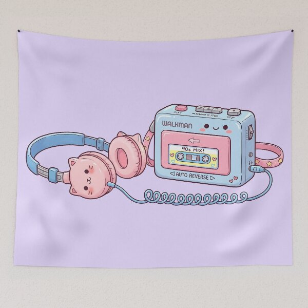 Item preview, Kawaii Walkman Retro 90s Aesthetic. designed and sold by LMDIGITAL6.