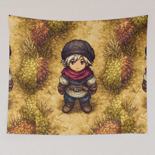 Item preview, Hero on Forest Path Pixel Art designed and sold by Piotrek0001.
