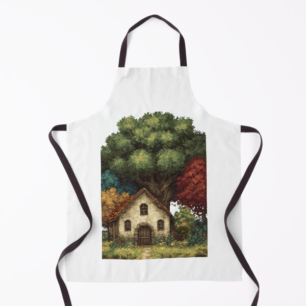 Item preview, Autumn Forest Cottage Pixel Art designed and sold by Piotrek0001.