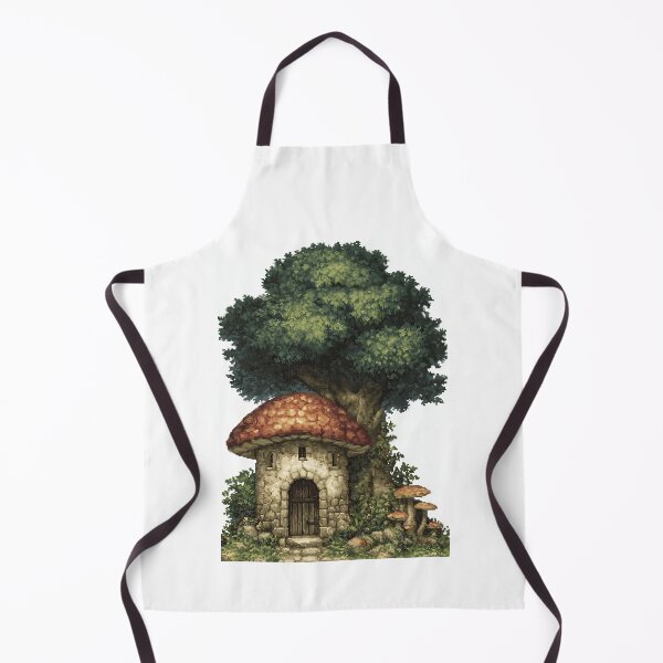 Item preview, Fantasy Mushroom House Pixel Art designed and sold by Piotrek0001.