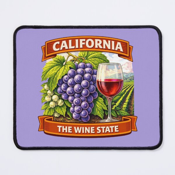 Item preview, California - The USA Wine State designed and sold by Myra365Art.