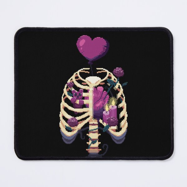 Item preview, Pixelart a chest filled with Valentine's Day items designed and sold by PixelMilkyWay.